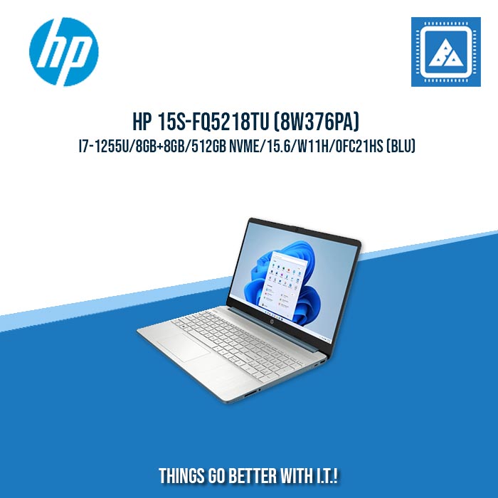 HP 15S-FQ5218TU (8W376PA) I7-1255U/8GB+8GB/512GB NVME BEST FOR FREELANCERS LAPTOP HP 15S-FQ5218TU (8W376PA) I7-1255U/8GB+8GB/512GB NVME BEST FOR FREELANCERS LAPTOP
